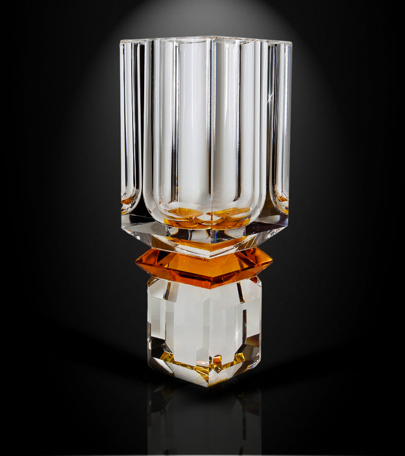 Ambrosià Crystal Flower Vase