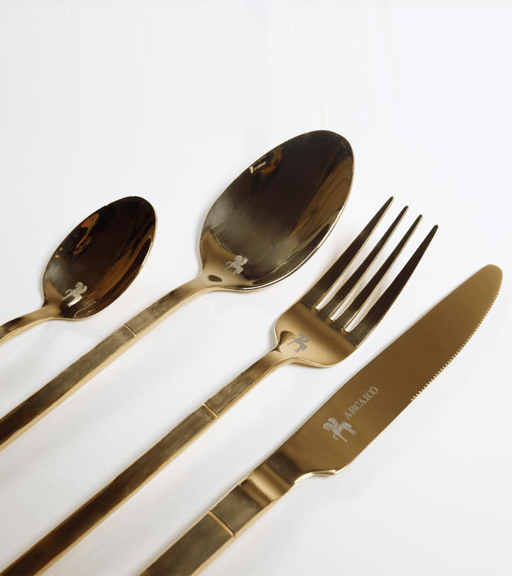 Ambrosià Compliment Prima | Gold Flatware Set | ARCAICÓ