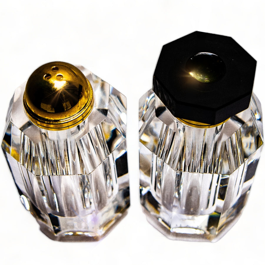 Clear Crystal Pepper Shakers | Crystal Pepper Shakers | ARCAICÓ
