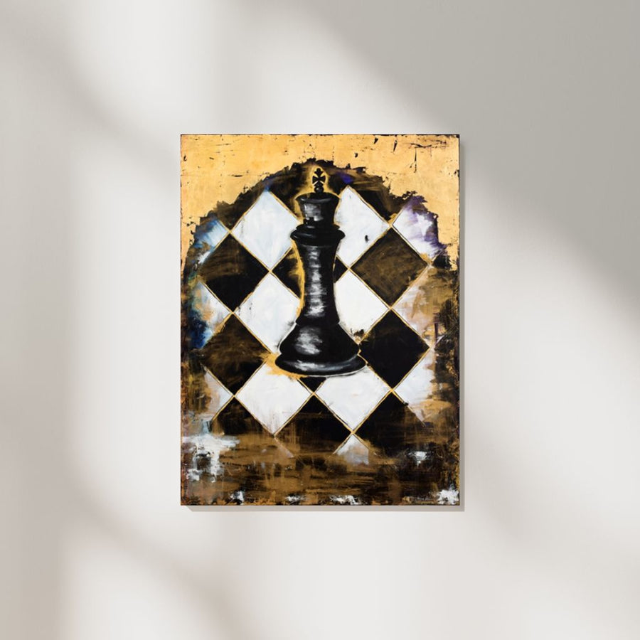 The King in Balance Oil Painting Prints | Oil Painting Prints | ARCAICÓ