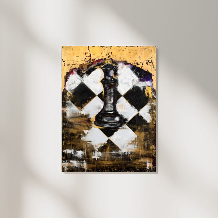The Queen in balance Painting Prints | Oil Painting Prints | ARCAICÓ