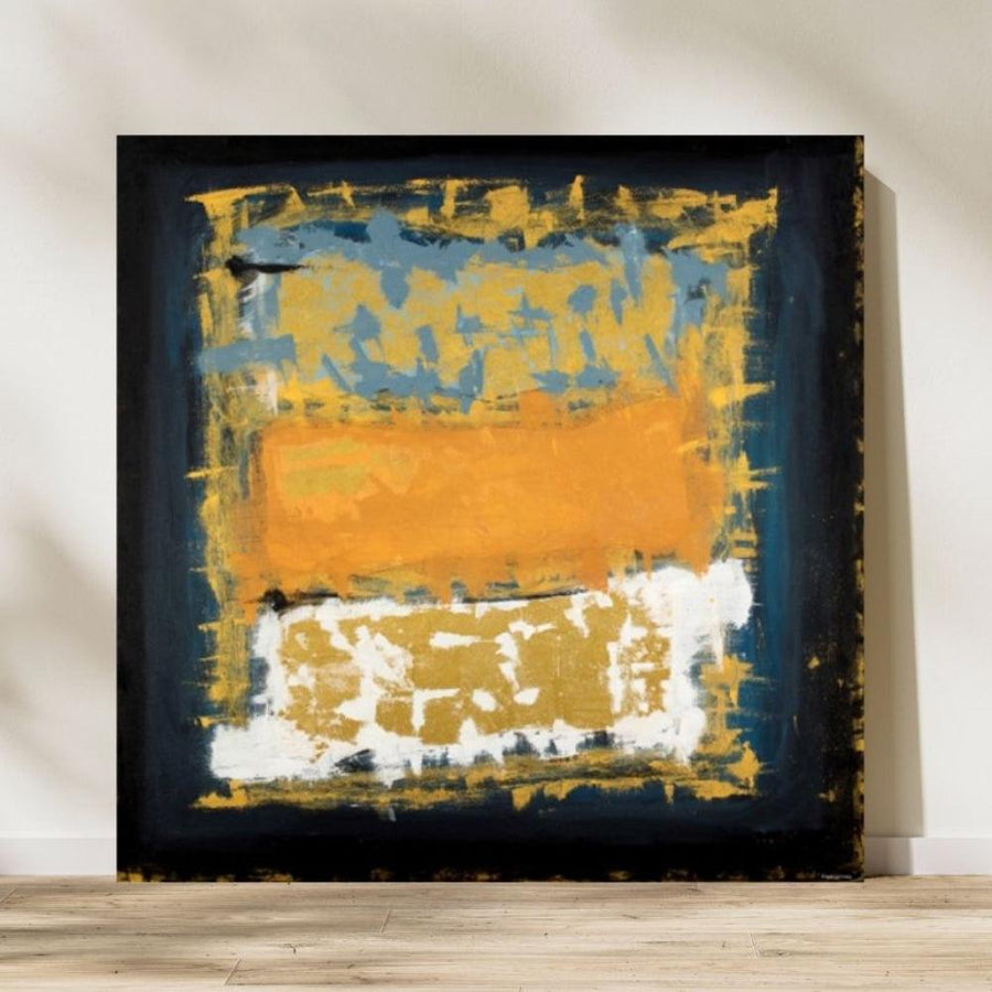 The Frame, Abstract Oil Painting Prints 48 in x 48 in - ARCAICÓ